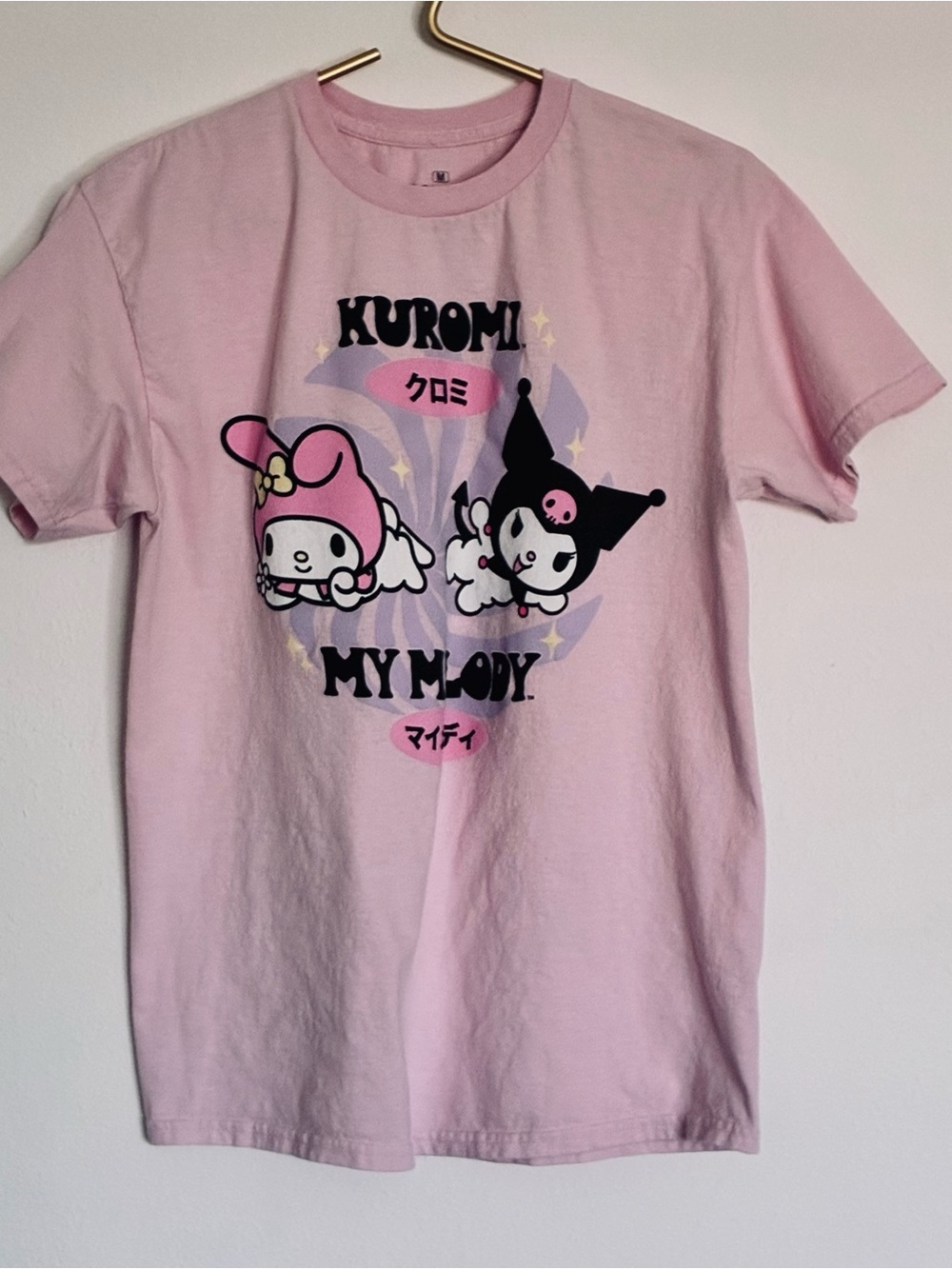 SANRIO My Melody Kuromi Graphic Pink T-Shirt